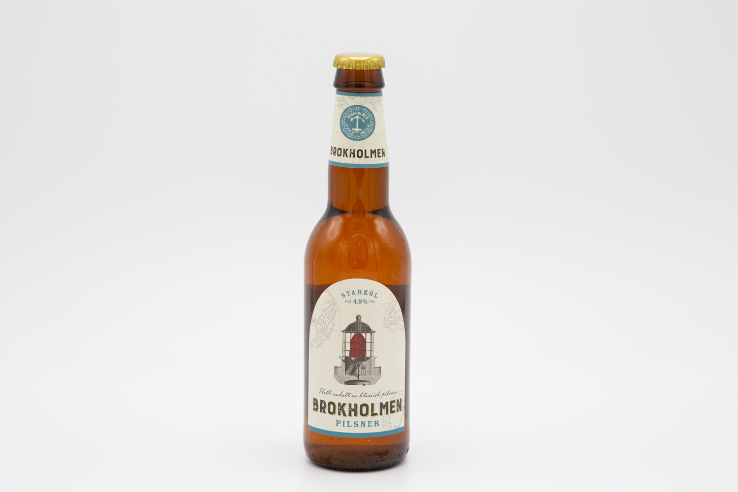 En recension på affluenza.se av ölsorten Brokholmen Pilsner, ölet är tillverkad i Sverige. Klassas som Pilsner - tysk stil. Producent samt leverantör är Sundance Wines AB.